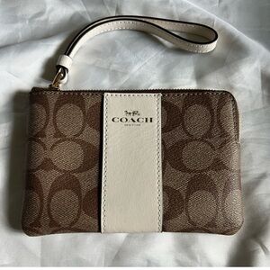 Coach Signature Wristlet